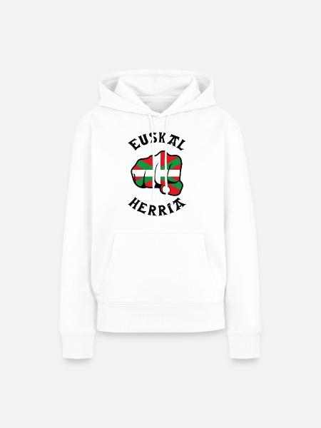 Baskische Land Design 2 - Frauen Premium Bio Hoodie - Weiß