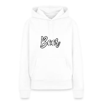Beer - Frauen Premium Bio Hoodie - Weiß - Vorne - Julia (174cm)