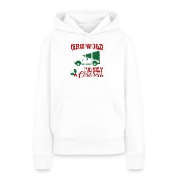 Griswold - Frauen Premium Bio Hoodie - Weiß - Vorne - Julia (174cm)