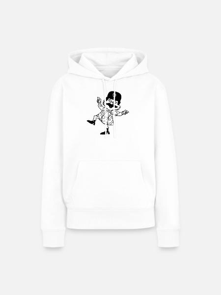 Willkommen im Zirkus - Frauen Premium Bio Hoodie - Weiß