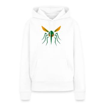 Moustique, Moustique, Insecte, Mal - Sweat à capuche Premium bio Femme - blanc - Devant - Julia (174cm)