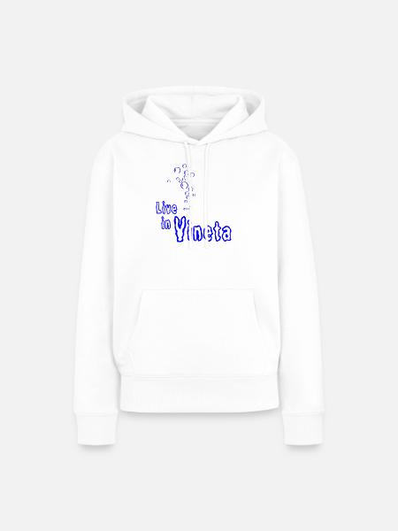 Live in Vineta - Frauen Premium Bio Hoodie - Weiß