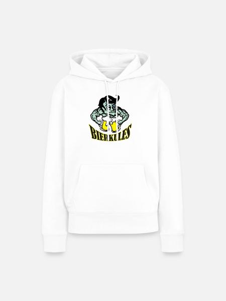 bierkules5c - Frauen Premium Bio Hoodie - Weiß