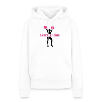 Cheerleading - Sweat à capuche Premium bio Femme - blanc - Devant - Julia (174cm)