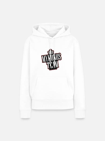 Mykonos Team - Frauen Premium Bio Hoodie - Weiß