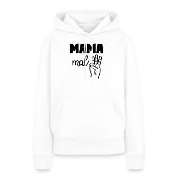 Mama mal Drei Mom of Three 3 Mama - Frauen Premium Bio Hoodie - Weiß - Vorne - Julia (174cm)