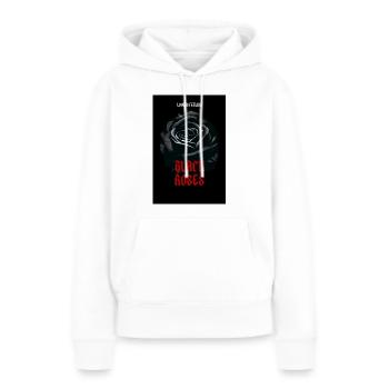 love is feeling - Frauen Premium Bio Hoodie - Weiß - Vorne - Julia (174cm)