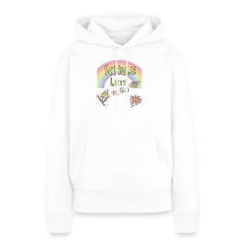 Schule Einschulung - Frauen Premium Bio Hoodie - Weiß - Vorne - Julia (174cm)