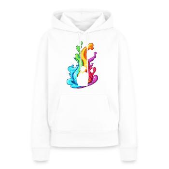 Phd Professor Dissertation - Frauen Premium Bio Hoodie - Weiß - Vorne - Julia (174cm)