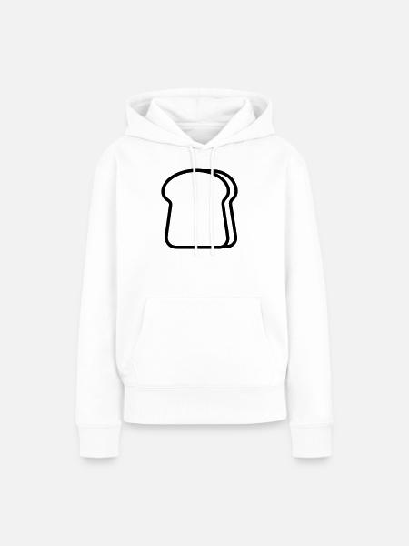 Toast - Frauen Premium Bio Hoodie - Weiß