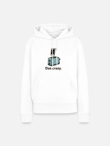 Telefon im Toaster – Frühstücksstörung - Frauen Premium Bio Hoodie - Weiß