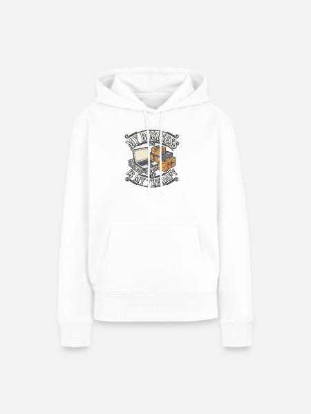 Business Addicted - Frauen Premium Bio Hoodie - Weiß