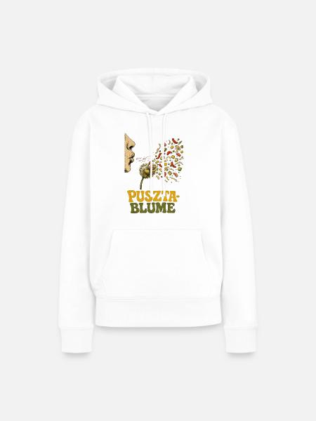 Pusztablume - Pusteblume - Frauen Premium Bio Hoodie - Weiß