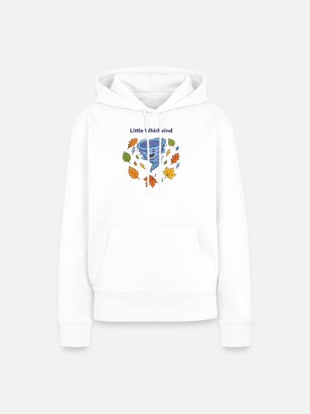 Kleiner Wirbelwind Herbstzauber - Frauen Premium Bio Hoodie - Weiß