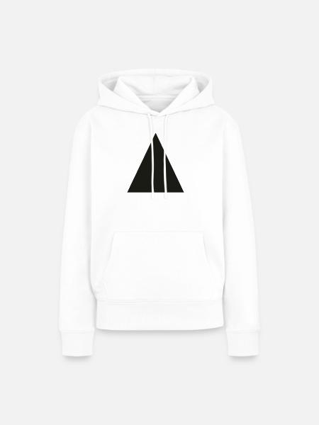 Triangel - Frauen Premium Bio Hoodie - Weiß
