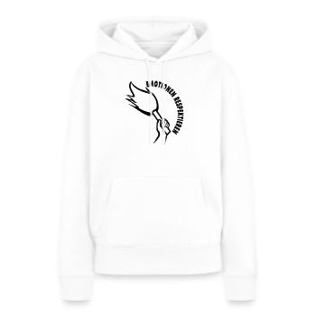 pyro_emotionen - Sweat à capuche Premium bio Femme - blanc - Devant - Julia (174cm)