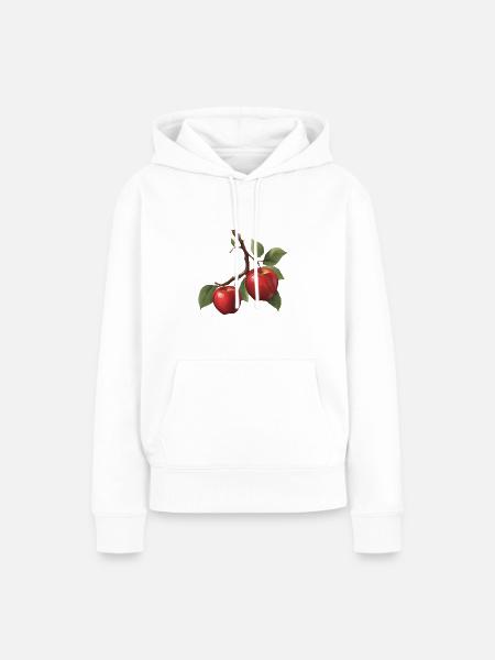 ein Apfelbaum - Frauen Premium Bio Hoodie - Weiß