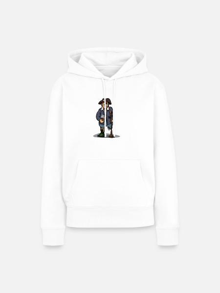 Pirat - Frauen Premium Bio Hoodie - Weiß