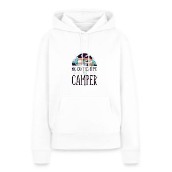Camping - Frauen Premium Bio Hoodie - Weiß - Vorne - Julia (174cm)