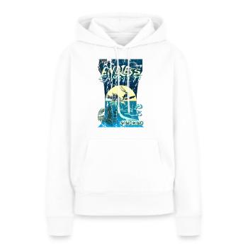 Endless summer Kiteboarding - Frauen Premium Bio Hoodie - Weiß - Vorne - Julia (174cm)