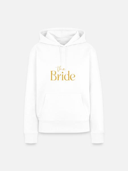 Die Braut - Frauen Premium Bio Hoodie - Weiß