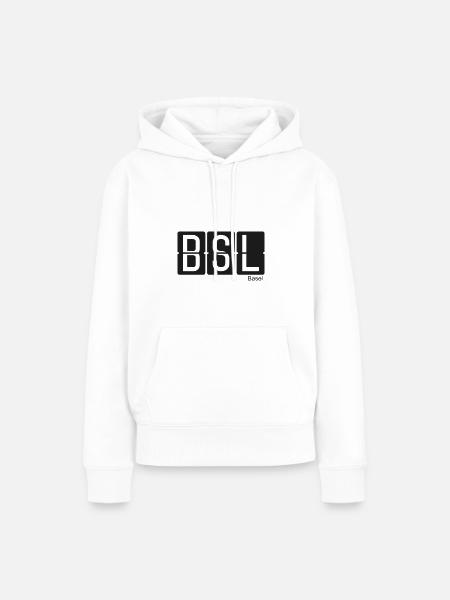 Basel - Frauen Premium Bio Hoodie - Weiß