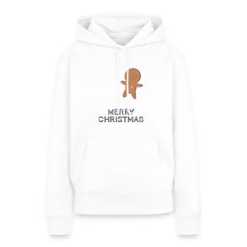 Lebkuchen Weihnachten - Frauen Premium Bio Hoodie - Weiß - Vorne - Julia (174cm)