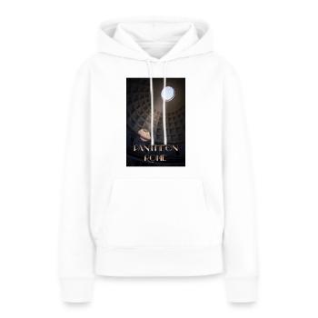 Pantheon Rom - Frauen Premium Bio Hoodie - Weiß - Vorne - Julia (174cm)