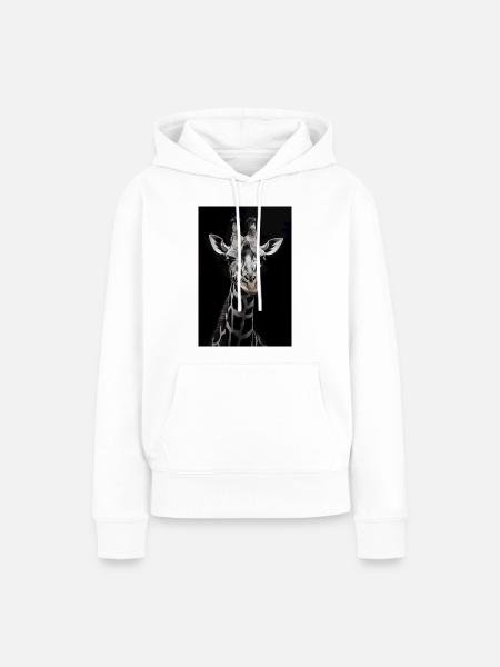 Wild Giraffe 4 - Frauen Premium Bio Hoodie - Weiß