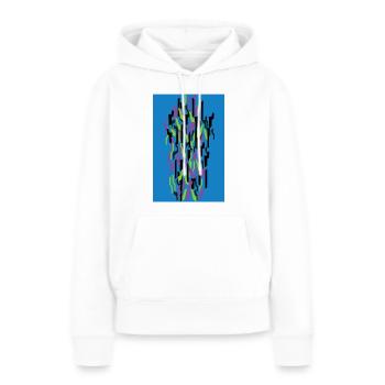 Camouflage Kunst - Frauen Premium Bio Hoodie - Weiß - Vorne - Julia (174cm)