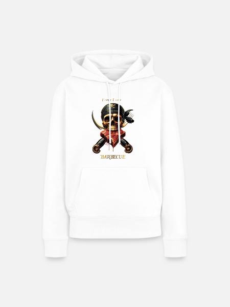 grillen - Frauen Premium Bio Hoodie - Weiß