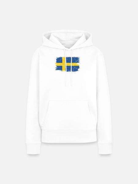Göteborg - Frauen Premium Bio Hoodie - Weiß