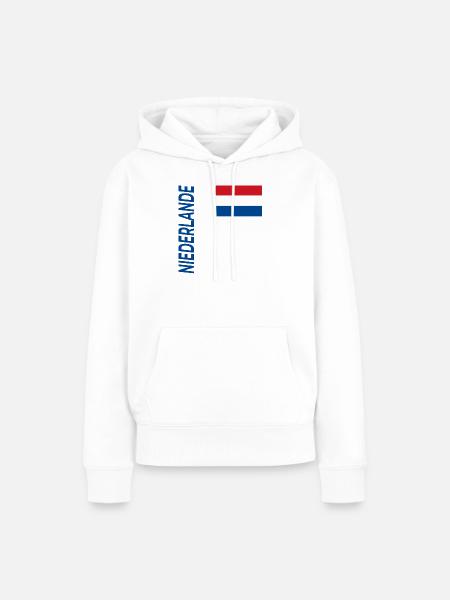 Kinderdijk - Frauen Premium Bio Hoodie - Weiß