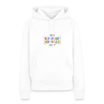 Kein Backup Kein Mitleid IT-Berater Admin - Frauen Premium Bio Hoodie - Weiß - Vorne - Julia (174cm)
