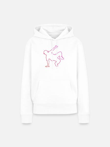 Geschenkidee für einen Hip-Hop-Tänzer mit B-Boying - Frauen Premium Bio Hoodie - Weiß