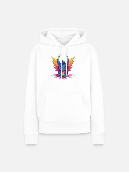 Dämon des Pride-Monats - Frauen Premium Bio Hoodie - Weiß