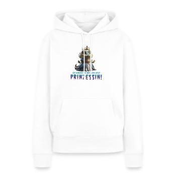 Kroko Prinzessin 03 - Frauen Premium Bio Hoodie - Weiß - Vorne - Julia (174cm)