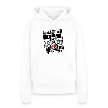 Enterrement de vie de garçon enterrement de vie de garçon - Sweat à capuche Premium bio Femme - blanc - Devant - Julia (174cm)