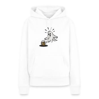 Bier, Du heiliger Geist - Frauen Premium Bio Hoodie - Weiß - Vorne - Julia (174cm)
