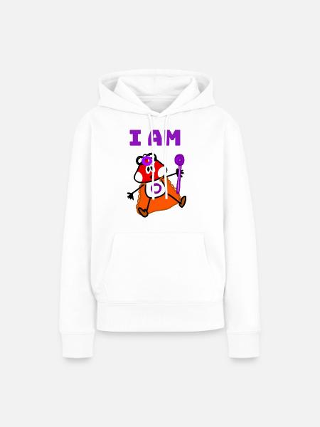 I am O! - Frauen Premium Bio Hoodie - Weiß