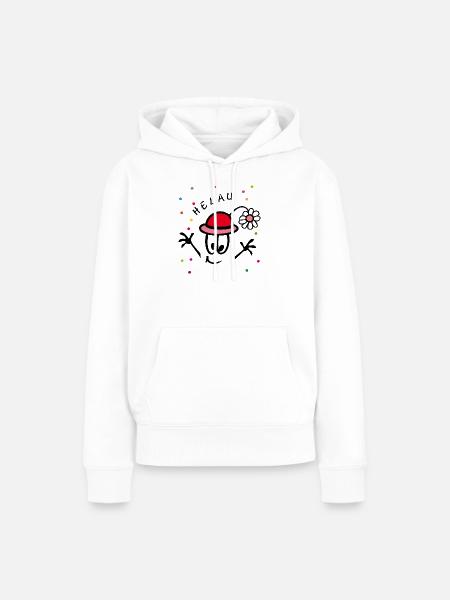 Karneval, Fasching, Comic - Frauen Premium Bio Hoodie - Weiß