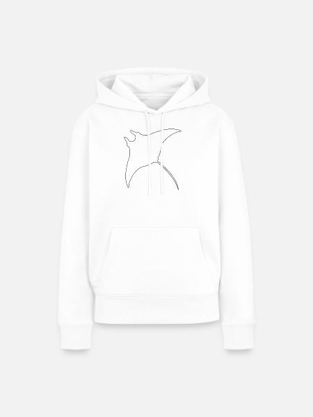 Mantarochen - Frauen Premium Bio Hoodie - Weiß