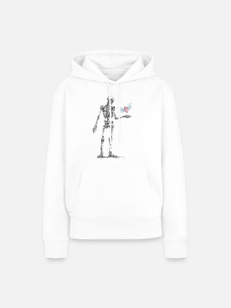 DIE REISE - Frauen Premium Bio Hoodie - Weiß