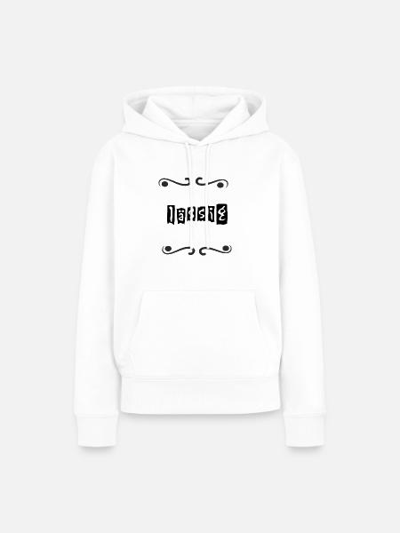 lässig - Frauen Premium Bio Hoodie - Weiß