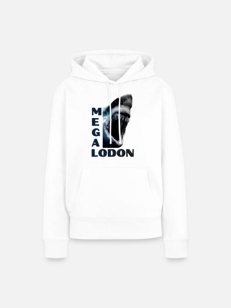 Megalodon Hunter - Megalodon Shark - Frauen Premium Bio Hoodie - Weiß