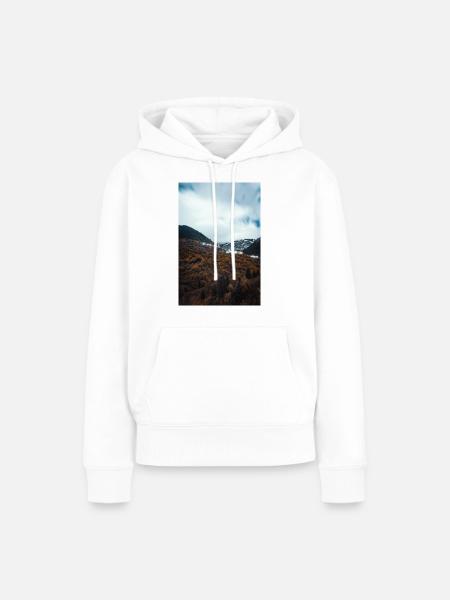 Zauberhafte Winternacht - Frauen Premium Bio Hoodie - Weiß