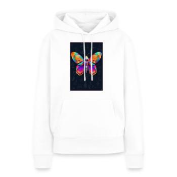 Totenkopf-Sphinx - Frauen Premium Bio Hoodie - Weiß - Vorne - Julia (174cm)