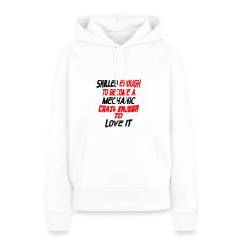 skilled mechanic - Women’s Premium Organic Hoodie - white - Front - Julia (174cm)