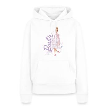Barbie Robe De Mariée EVJF - Sweat à capuche Premium bio Femme - blanc - Devant - Julia (174cm)