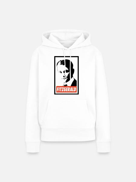 Scott Fitzgerald - Frauen Premium Bio Hoodie - Weiß